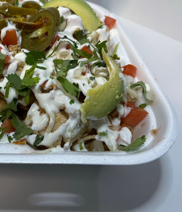 Carnitas Nachos.