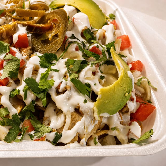 Carnitas Nachos.